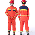 Tejido de traje de rescate de emergencia de fuego aramid rojo